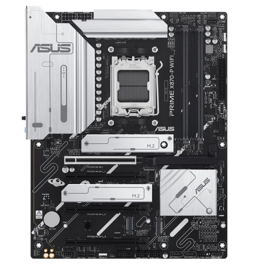 ASUS AMD PRIME X870-P WIFI-CSM (AM5) ATX Motherboard 4x DDR5 198GB, 1x PCIe 5.0 image 0