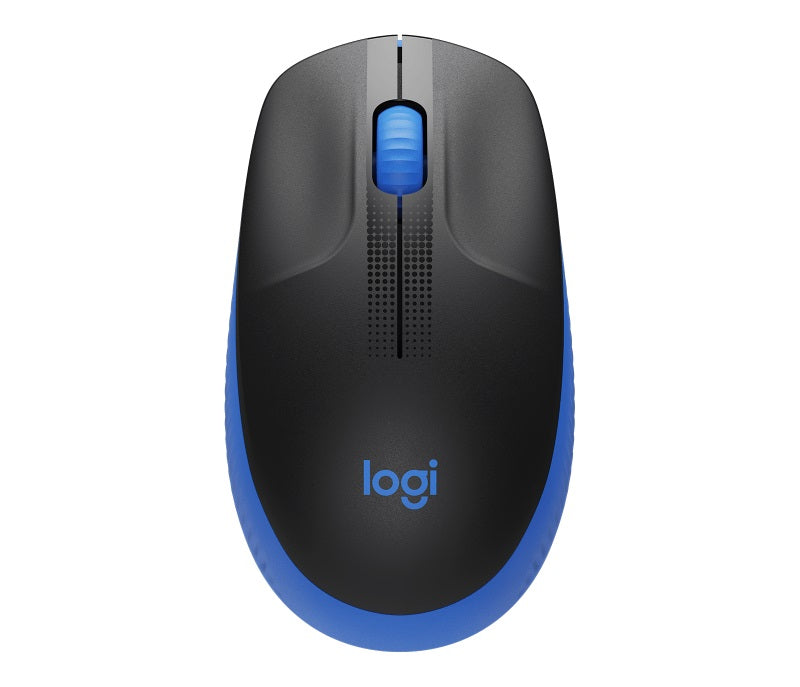 Logitech M190 Full-Size Wireless Mouse - BLUE from up to 10 meters away 1000 dpi image 0