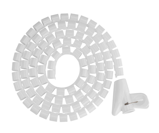 Brateck 15mm/0.59' Diameter Coiled Tube Cable Sleeve Material Polyethylene(PE) D image 0