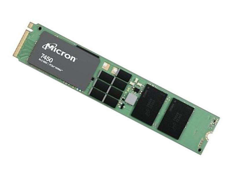 Micron 7450 Pro 3.84TB Gen4 NVMe Enterprise SSD M.2 5000/2500 MB/s R/W 735K/160K image 0