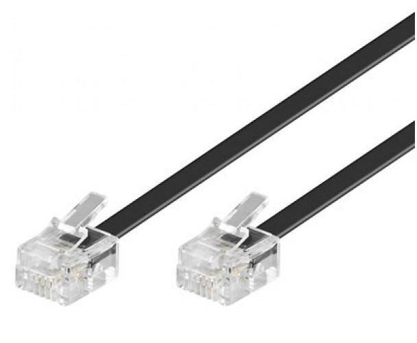 Astrotek Telephone 2m extension cable 6p4c Plug/Plug ,with 2xRJ11 6P4c Plugs, Bl image 0
