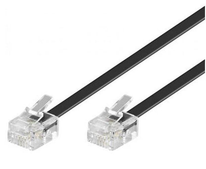 Astrotek Telephone 2m extension cable 6p4c Plug/Plug ,with 2xRJ11 6P4c Plugs, Bl image 0