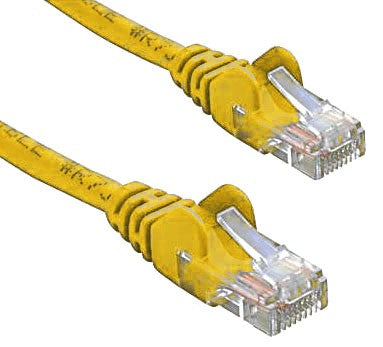 8ware CAT5e Cable 2m - Yellow Color Premium RJ45 Ethernet Network LAN UTP Patch image 0
