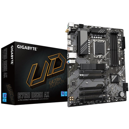 Gigabyte B760 DS3H AX Intel LGA 1700 ATX Motherboard, 4x DDR5 ~128GB, 5x PCI-E x image 0