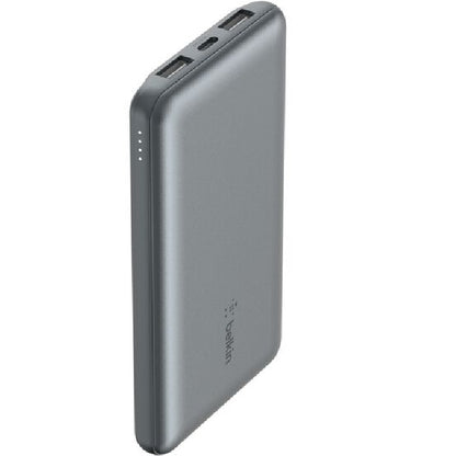 Belkin BoostCharge Power Bank 10K (3 Port) - Space Grey (BPB011btGY),2xUSB-A (12 image 0