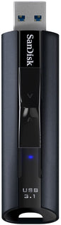SanDisk 128GB Extreme Pro USB3.1 Solid State Flash Drive CZ880 Black 420MB/s Lif image 0