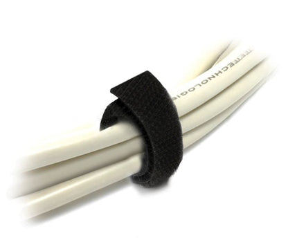 8Ware 25m x 12mm Velcro Wide Cable Tie Hook & Loop Continuous One Sided Self Adh image 0