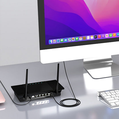 Simplecom CAE61H Ultra Slim Flexible Cat6A UTP Ethernet Cable 10Gbps 10M image 3