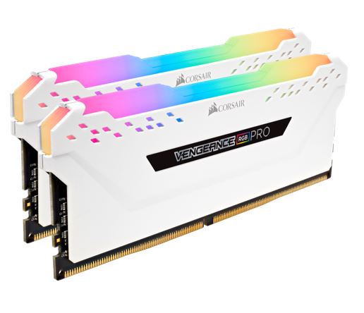 Corsair Vengeance RGB PRO 16GB (2x8GB) DDR4 3200MHz C16 Desktop Gaming Memory Wh image 0