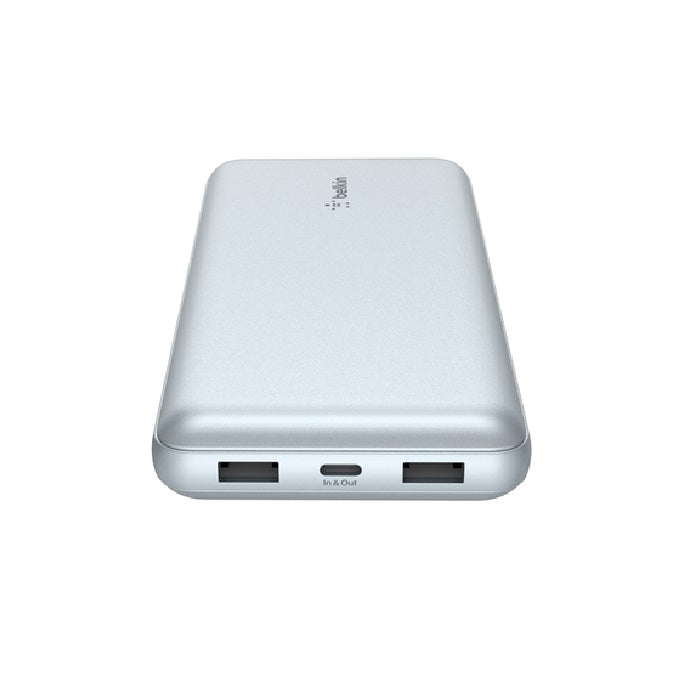 Belkin BoostCharge USB-C PD Power Bank 10K + USB-A to USB-C Cable - Silver (BPB0 image 2