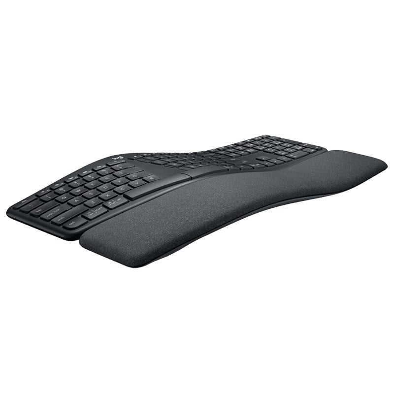 Logitech K860 ERGO Split Wireless Keyboard - Curved Ergonomic Split Keyboard, Bl image 2