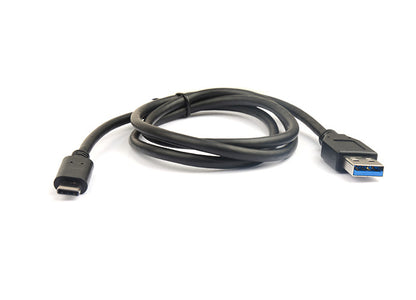 8Ware USB 3.1 Cable 1m Type-C to A Male to Male Black 10Gbps image 1