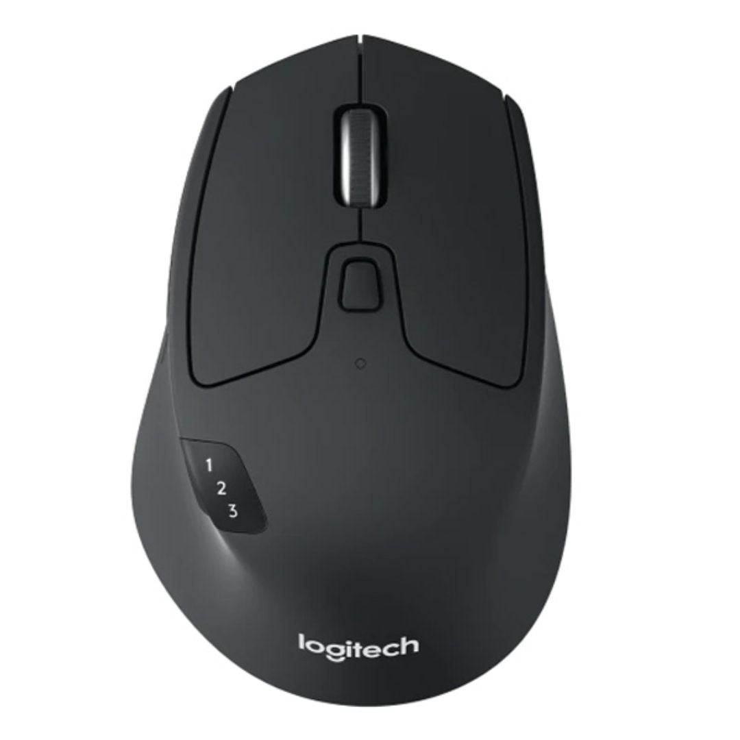 Logitech M720 Triathlon Multi-Device Wireless Bluetooth Mouse with Flow Cross-Co image 1