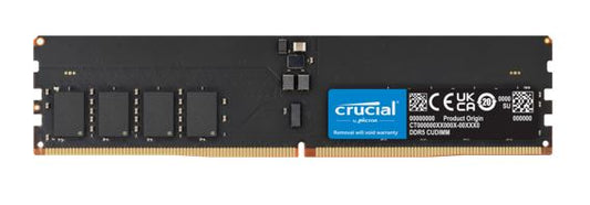 Crucial 16GB (1x16GB) DDR5 CUDIMM 6400MHZ CL52 Desktop PC Memory for Intel Core image 0