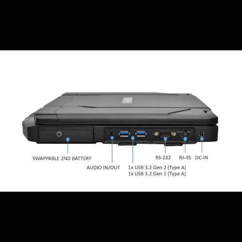 DURABOOK S14I, 14' Sunlight Readable Full HD (1000 nits), Intel® Core™ Ultra image 2