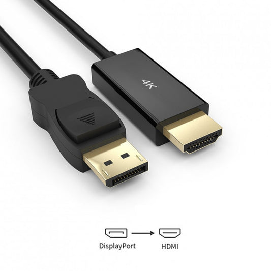 Simplecom DA201 4K DisplayPort to HDMI Cable 1.8M image 0