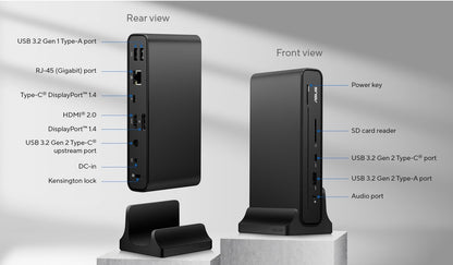 ASUS Triple Display USB-C Dock, 90w PD, 3x 4K displays with supported notebook, image 1