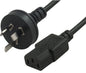 Hypertec AU Power Cable 2m - Male Wall 240v PC to Power Socket 3pin to IEC 320-C image 0
