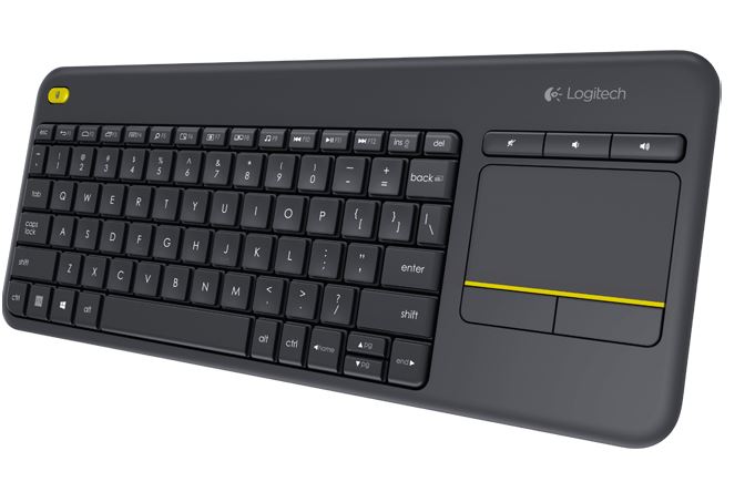 Logitech K400 Plus Wireless Keyboard with Touchpad & Entertainment Media Keys Ti image 0