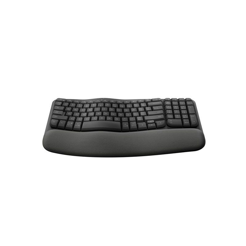 Logitech Ergo Series Wave Keys Wireless Ergonomic Keyboard (Graphite) image 2