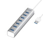 mbeat® 7-Port USB 3.0 Powered Hub - USB 2.0/1.1/Aluminium Slim Design Hub with image 0