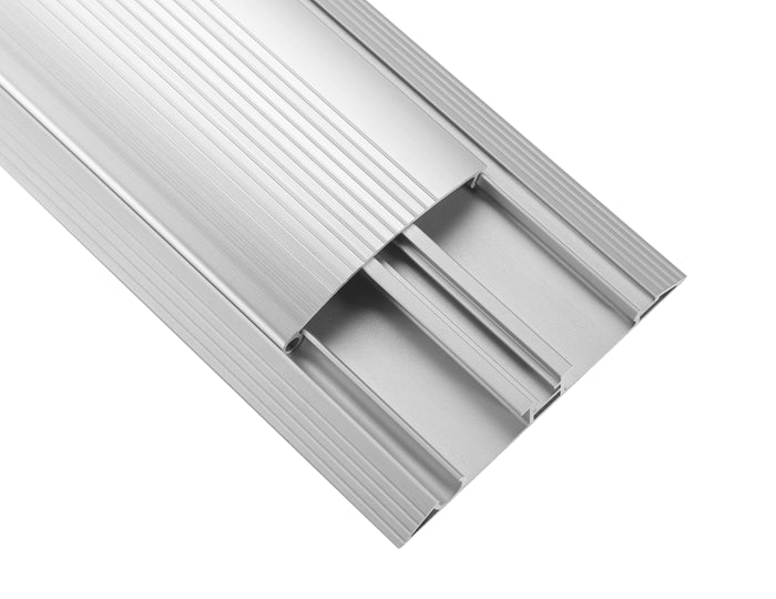 Brateck Aluminum Floor Cable Cover - 1104x139mm Material:Aluminum,ABS Dimensions image 2