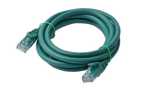 8Ware CAT6A Cable 2m - Green Color RJ45 Ethernet Network LAN UTP Patch Cord Snag image 0