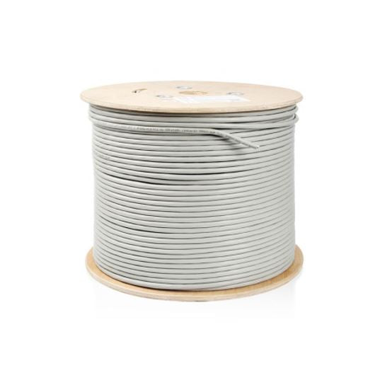 Astrotek CAT6 FTP Cable 305m Roll - Grey White Full 0.55mm Copper Solid Wire Eth image 0