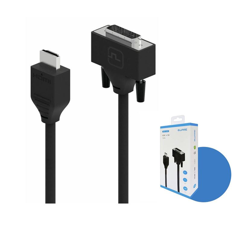 8ware Pro Series HDMI to DVI cable Male to Male Nickel plated high performance 3 image 0