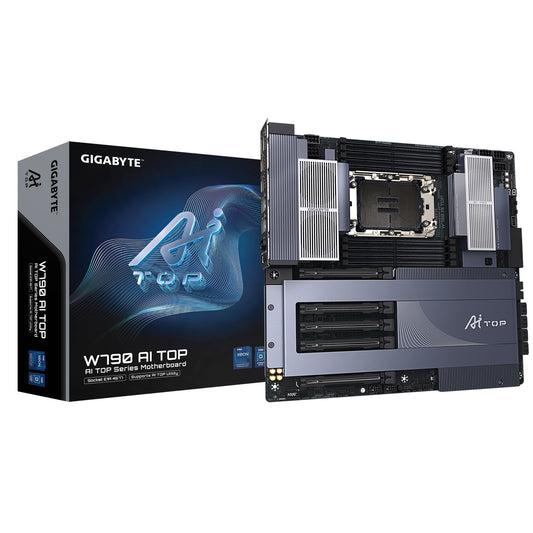 Gigabyte W790 AI TOP Motherboard, Intel® W790,  5 x PCI Express x16 slots, 6x M image 0