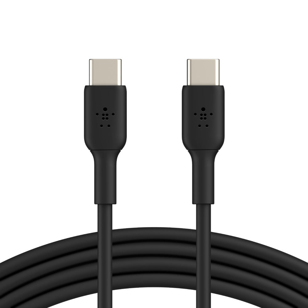 Belkin BoostCharge USB-C to USB-C Cable (2M) - Black (CAB003bt2MBK),60W,480Mbps, image 0