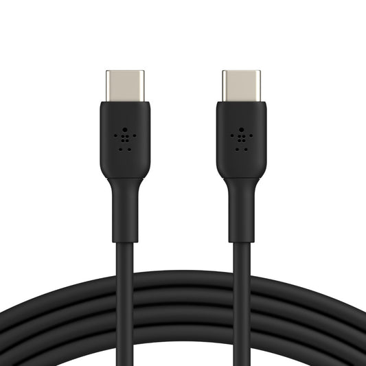 Belkin BoostCharge USB-C to USB-C Cable (2M) - Black (CAB003bt2MBK),60W,480Mbps, image 0