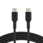 Belkin BoostCharge USB-C to USB-C Cable (2M) - Black (CAB003bt2MBK),60W,480Mbps, image 0