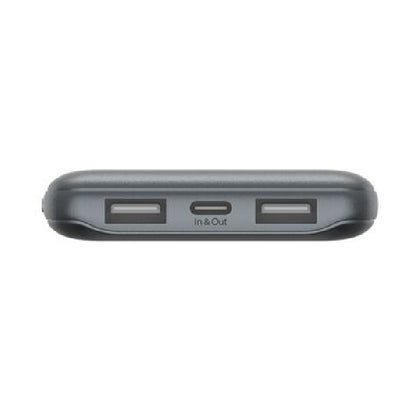 Belkin BoostCharge Power Bank 10K (3 Port) - Space Grey (BPB011btGY),2xUSB-A (12 image 1