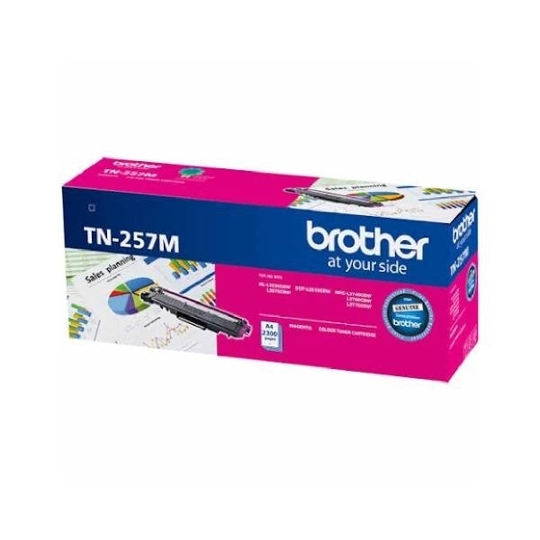 Brother TN-257M Magenta High Yield Toner Cartridge to Suit -  HL-3230CDW/3270CDW image 0