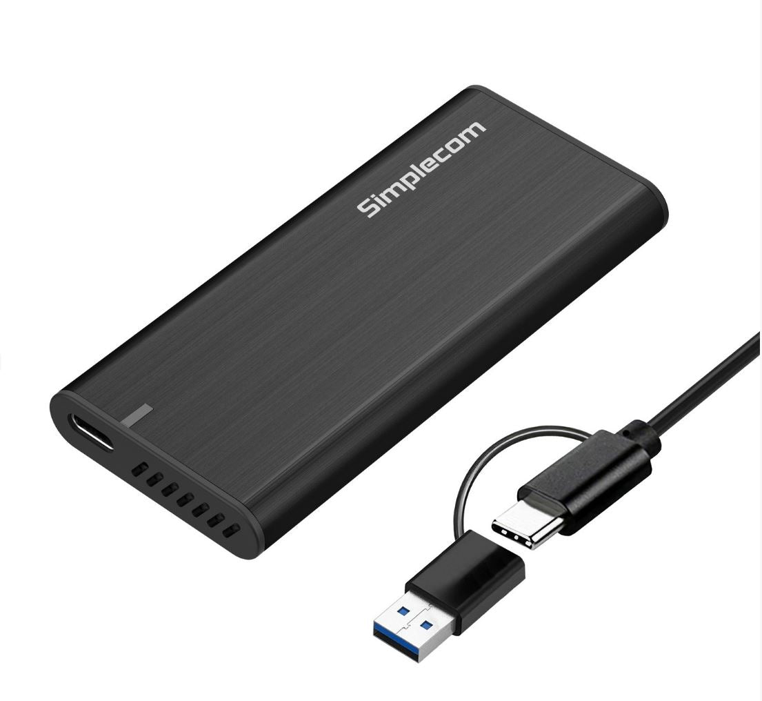 Simplecom SE502C SATA M.2 SSD to USB-C Enclosure USB 3.2 Gen1 5Gbps image 0