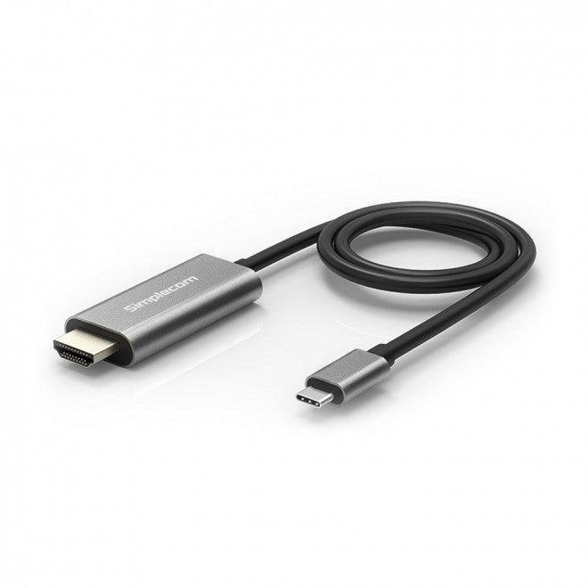Simplecom DA321 USB-C Type C to HDMI Cable 1.8M (6ft) 4K@30Hz image 1