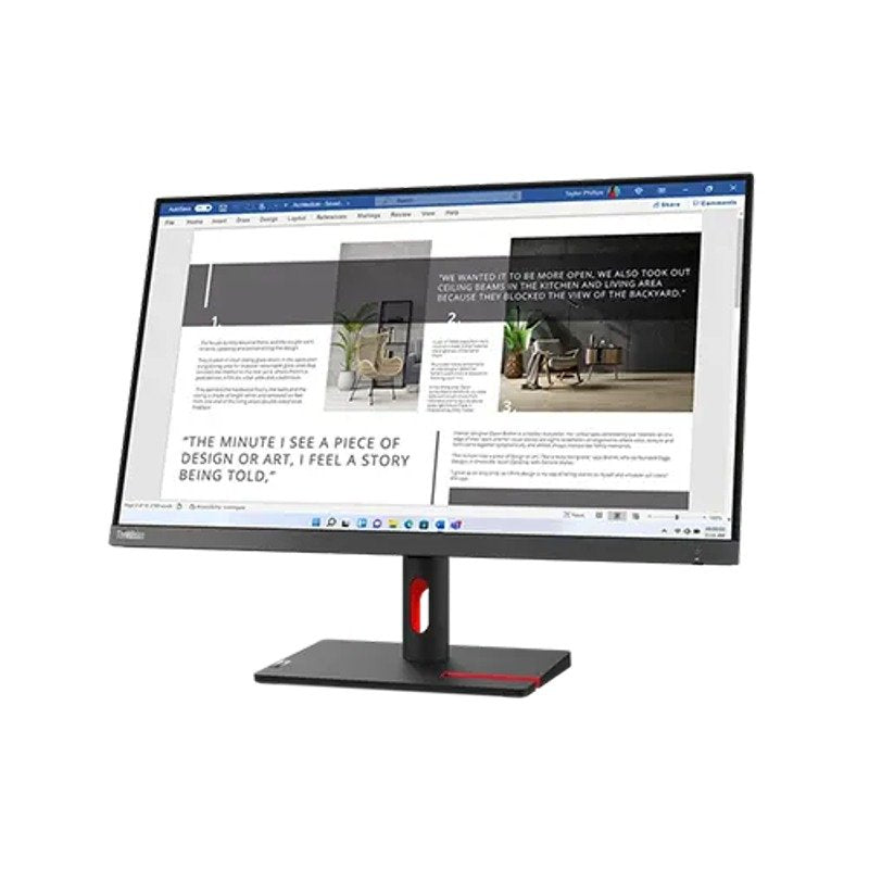 Lenovo ThinkVision S27i-30 27" FHD WLED IPS Monitor, VGA, HDMIx2, Tilt, VESA image 0