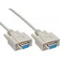 Astrotek 3m Serial RS232 Null Modem Cable - DB9 Female to Female 9 pin Wired Cro image 0