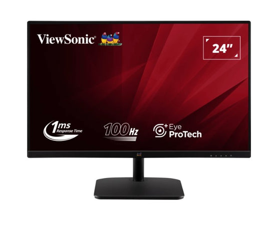 ViewSonic 24' Office Ultra Thin Bezel + SuperClear IPS, 2x Speakers, 4ms 100h FH image 0