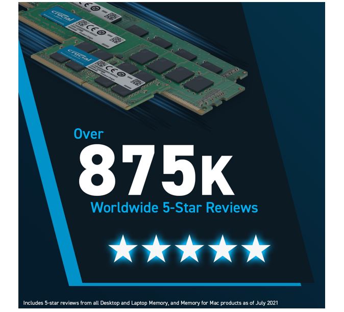 Crucial 48GB (1x48GB) DDR5 SODIMM 5600MHz CL46 Laptop Laptop Memory image 2
