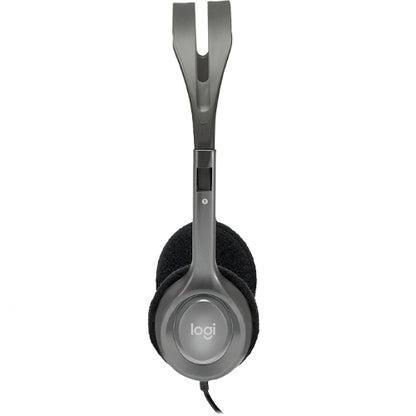 Logitech H110 Stereo Headset Over-the-head Headphones 3.5mm Versatile Adjustable image 0
