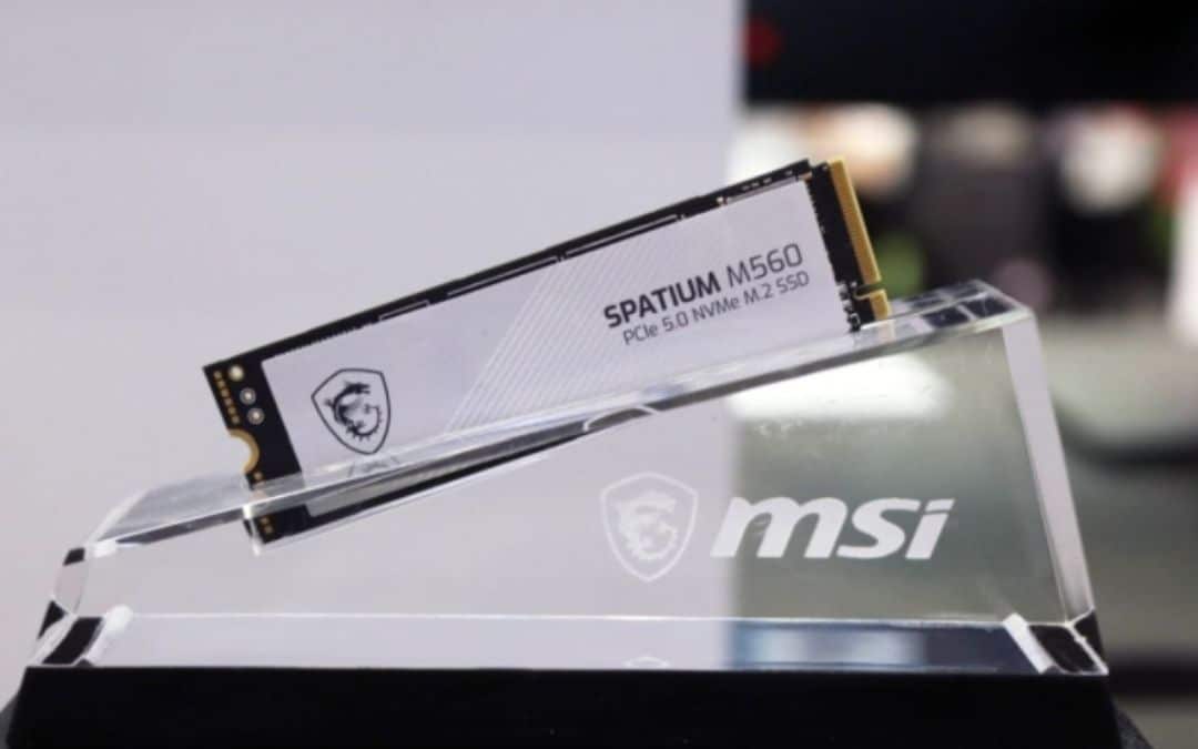 MSI 2TB M560 PCIe 5.0 NVMe M.2 SSD, Sequential Read up to 10,000MB/s,  5 Year Wa image 0