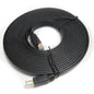 8Ware Flat HDMI Cable 2m - V1.4 19pin M-M Male to Male Gold Plated 3D 1080p Full image 0