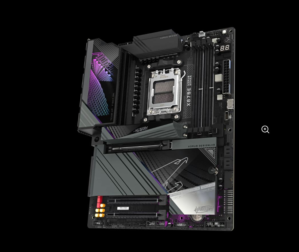 Gigabyte X870E AORUS MASTER AMD AM5 ATX Motherboard 4x DDR5~256GB,3x PCIe x16, 4 image 2
