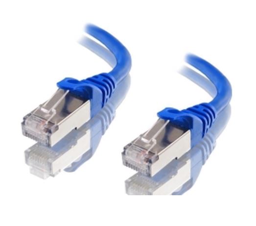 Astrotek CAT6A Shielded Ethernet Cable 1.5m Blue Color 10GbE RJ45 Network LAN Pa image 0