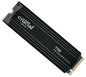 Crucial T705 1TB Gen5 NVMe SSD Heatsink - 13600/10200 MB/s R/W 600TBW 1400K IOPs image 0