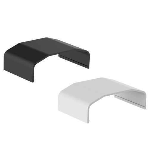 Brateck Plastic Cable Cover Joint  Material:ABS Dimensions 64x21.5x40mm - White image 1