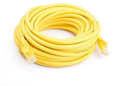 8Ware CAT6A Cable 10m - Yellow Color RJ45 Ethernet Network LAN UTP Patch Cord Sn image 0