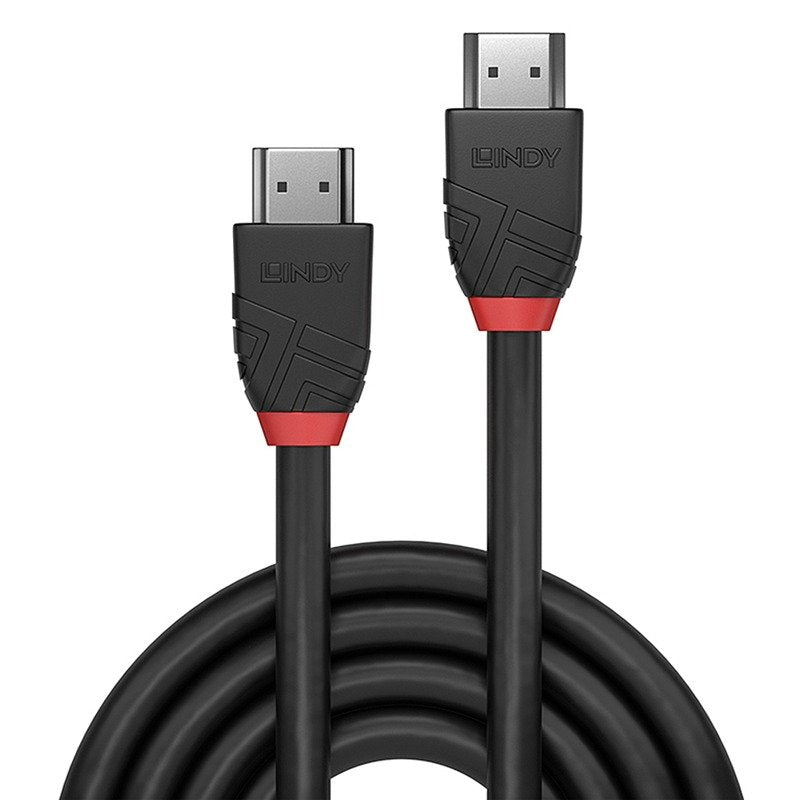Lindy 3M High Speed HDMI Cable Black Line, 4K, 18Gbps image 0